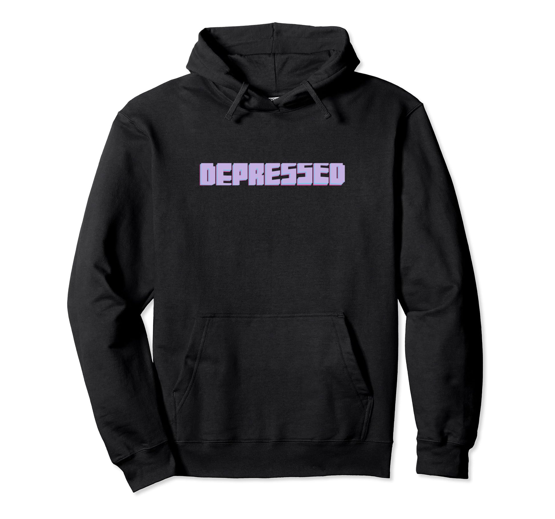 Depressed Aesthetic Vaporwave Hoodie - Novelty Apparel for Adults - T-Shirt, Sweatshirt, Hoodie