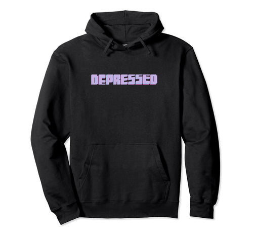 Depressed Aesthetic Vaporwave Hoodie - Novelty Apparel for Adults - T-Shirt, Sweatshirt, Hoodie