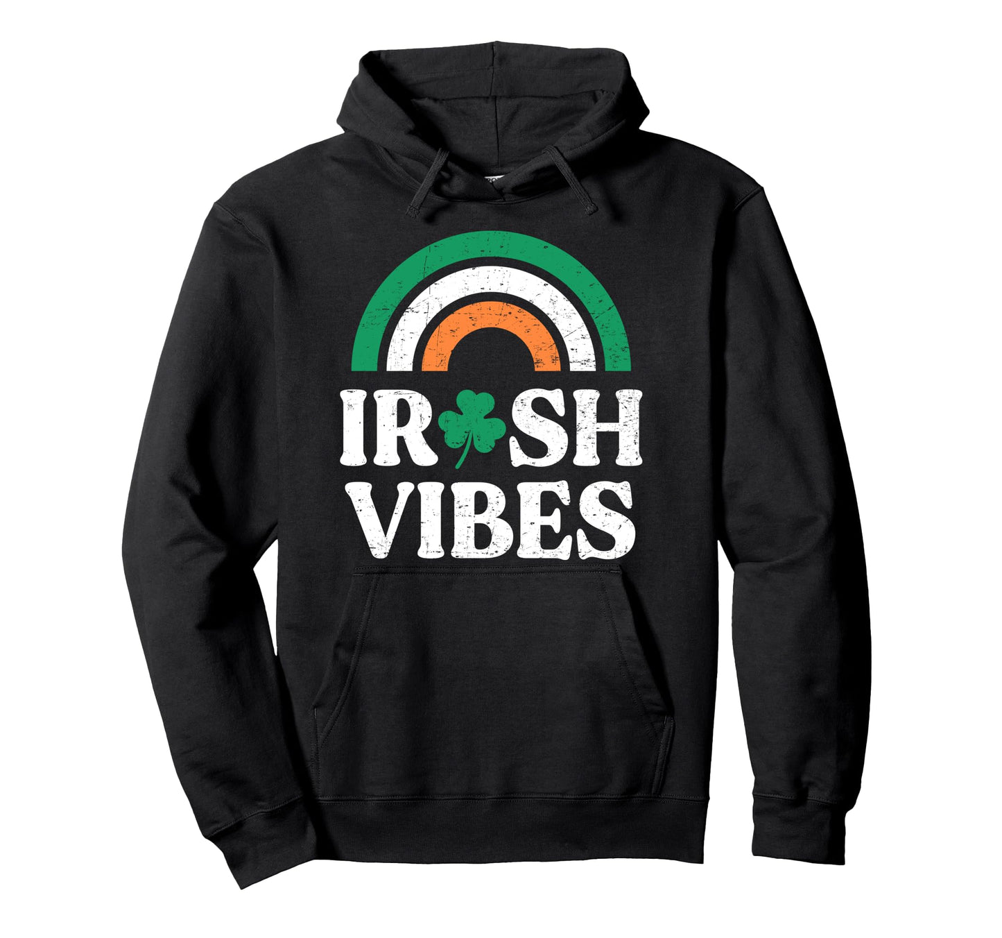 Irish Pride Flag Rainbow Shamrock St Hoodie - Casual Everyday Wear Unisex - T-Shirt, Sweatshirt, Hoodie