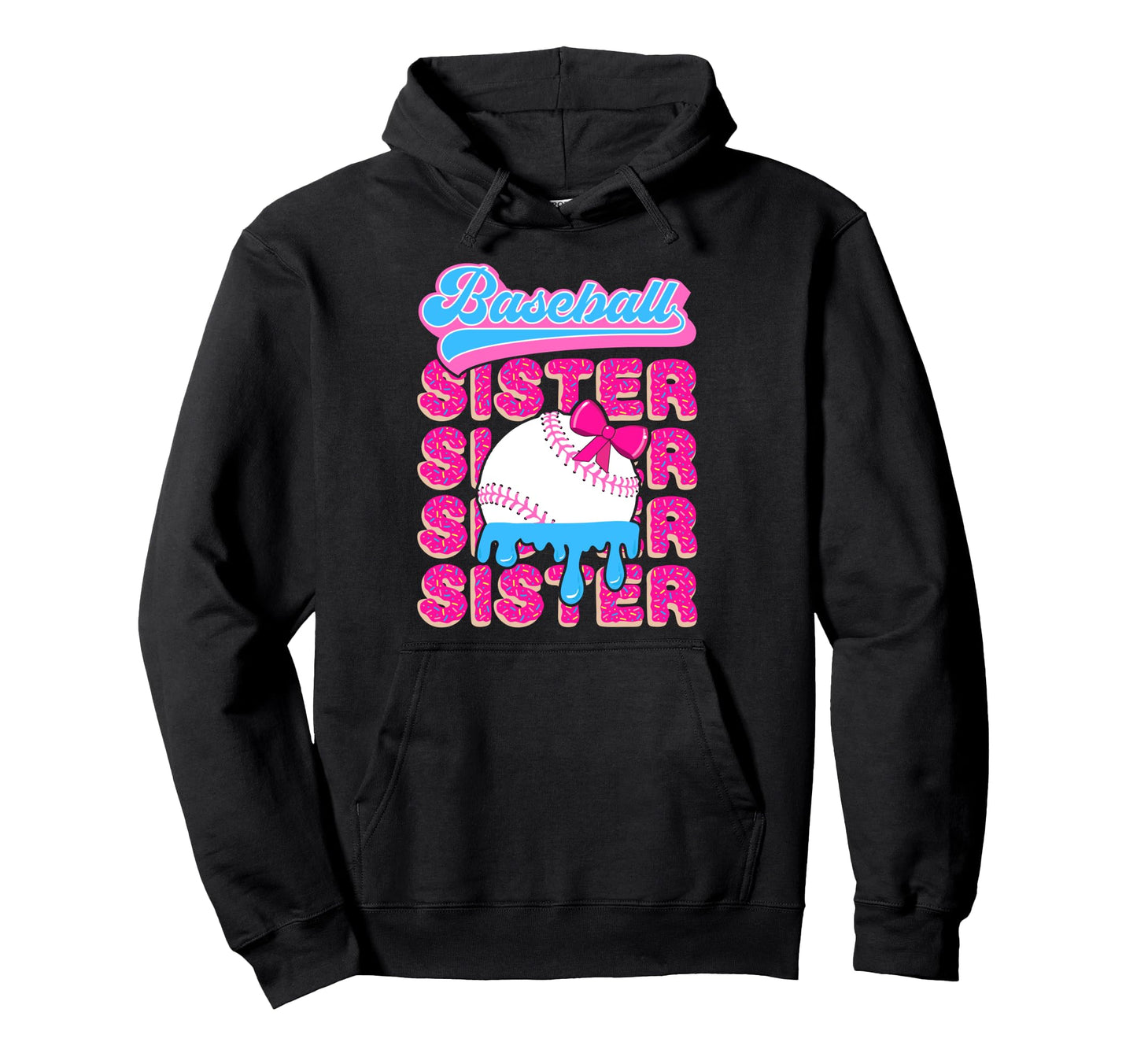 Baseball Sister Drip Baseball Players Hoodie - Streetwear Style Men Women - T-Shirt, Sweatshirt, Hoodie
