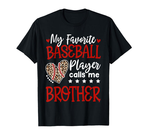 My Favorite Baseball Player Calls Me T-Shirt - Graphic Print for Adults - T-Shirt, Sweatshirt, Hoodie
