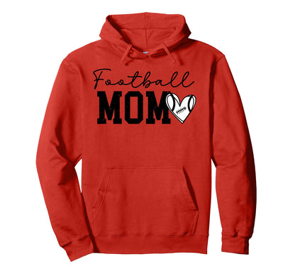 Football Mom Mama Football Game Day Hoodie - Streetwear Style Men Women - T-Shirt, Sweatshirt, Hoodie