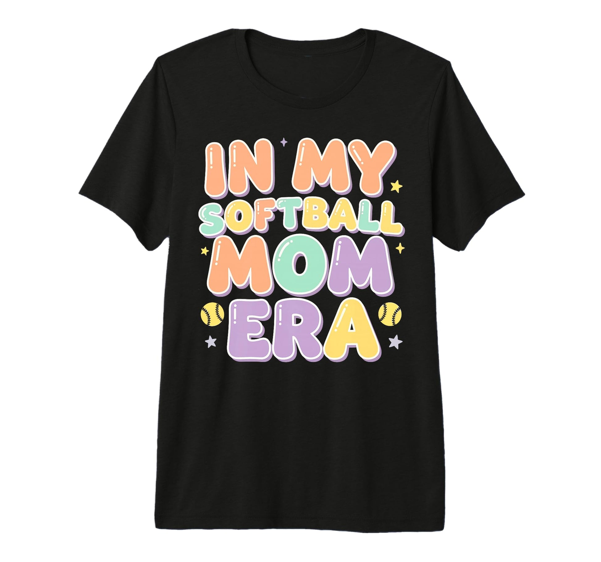 My Softball Mom Era Softball Mama T-Shirt - Minimalist Print Men Women - T-Shirt, Sweatshirt, Hoodie
