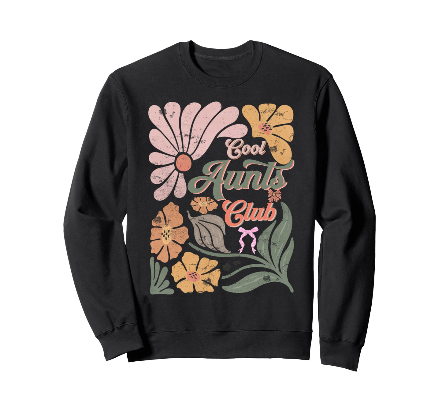 Boho Mothers Day Christian Aunts Club Sweatshirt - Aesthetic Graphic Unisex - T-Shirt, Sweatshirt, Hoodie