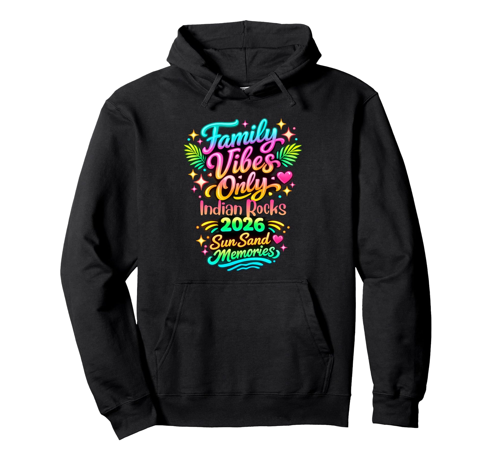 Family Vibes Only Indian Rocks Hoodie - Aesthetic Graphic Men Women - T-Shirt, Sweatshirt, Hoodie