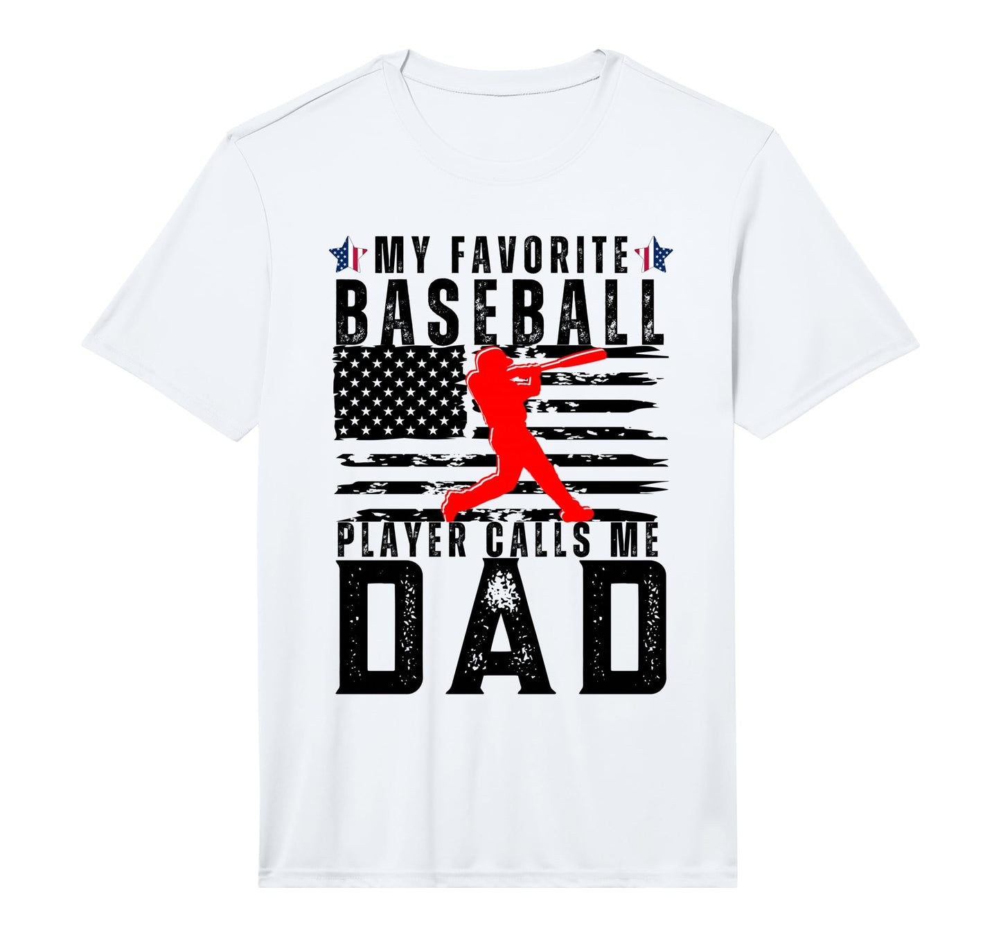 Mens My Favorite Baseball Player Calls T-Shirt - Trendy Graphic for Adults - T-Shirt, Sweatshirt, Hoodie