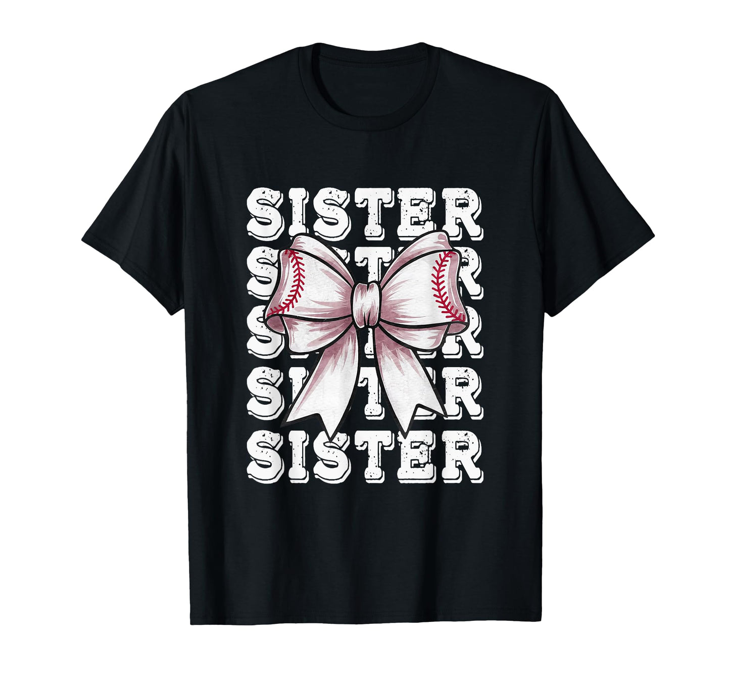 Coquette Baseball Sister Matching Family T-Shirt - Graphic Print Men Women - T-Shirt, Sweatshirt, Hoodie