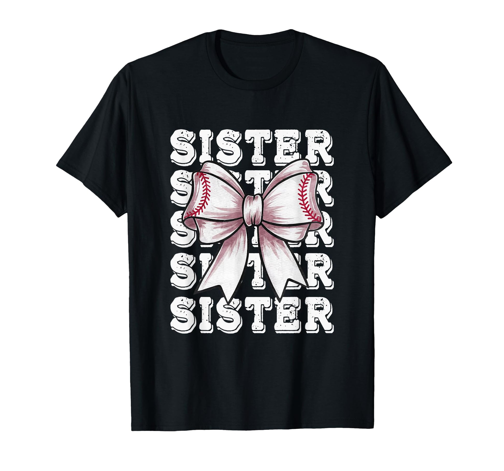 Coquette Baseball Sister Matching Family T-Shirt - Graphic Print Men Women - T-Shirt, Sweatshirt, Hoodie