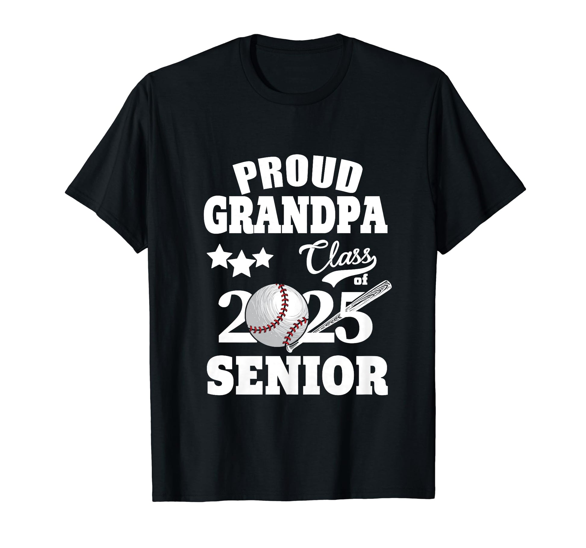Proud Grandpa Class 2025 T-Shirt - Casual Everyday Wear for Adults - T-Shirt, Sweatshirt, Hoodie