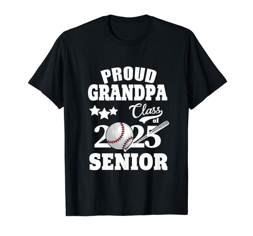 Proud Grandpa Class 2025 T-Shirt - Casual Everyday Wear for Adults - T-Shirt, Sweatshirt, Hoodie