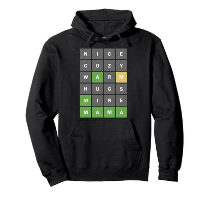 Cross Word Puzzle Game Nerdy Hoodie - Casual Everyday Wear for Adults - T-Shirt, Sweatshirt, Hoodie