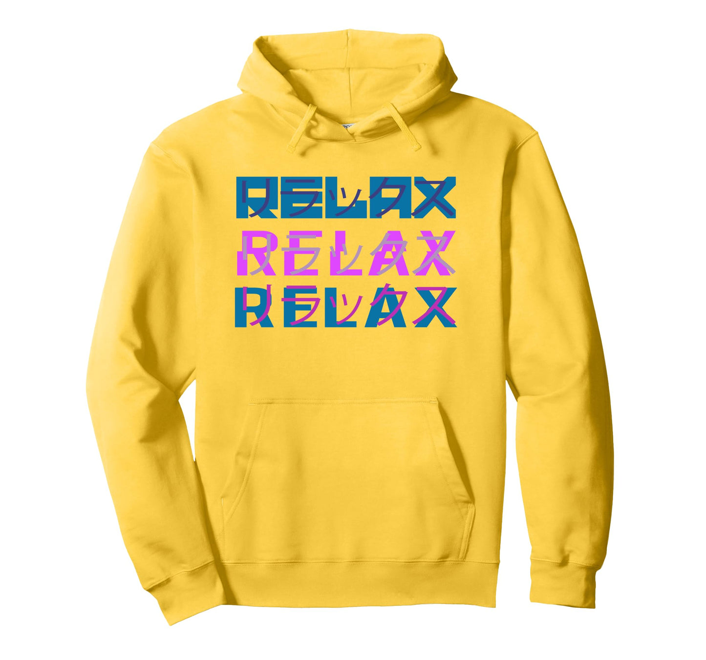 Funny Vaporwave Aesthetic Relax Hoodie - Aesthetic Graphic for Adults - T-Shirt, Sweatshirt, Hoodie