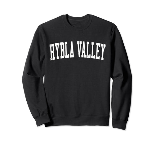 Hybla Valley Va Distressed White Sweatshirt - Novelty Apparel Unisex - T-Shirt, Sweatshirt, Hoodie