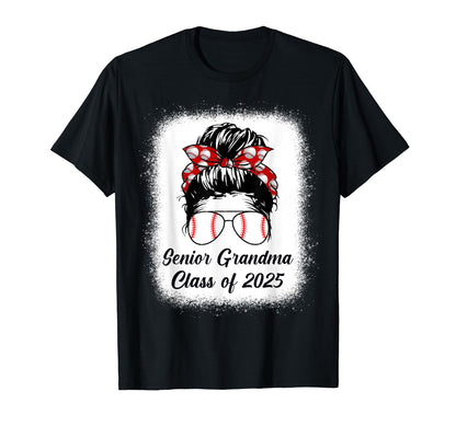 Class 2025 Baseball Grandma Senior T-Shirt - Aesthetic Graphic Men Women - T-Shirt, Sweatshirt, Hoodie