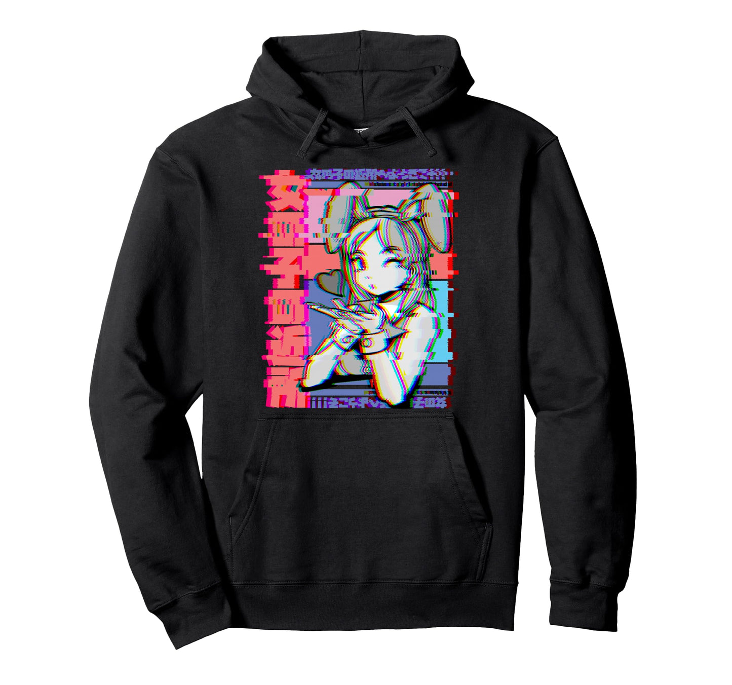 Vaporwave Aesthetic Japanese Anime Hoodie - Fun Novelty Design Unisex - T-Shirt, Sweatshirt, Hoodie