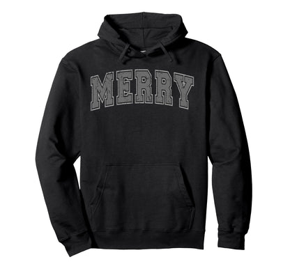 Merry Varsity Womens Hoodie - Graphic Print Men Women - T-Shirt, Sweatshirt, Hoodie