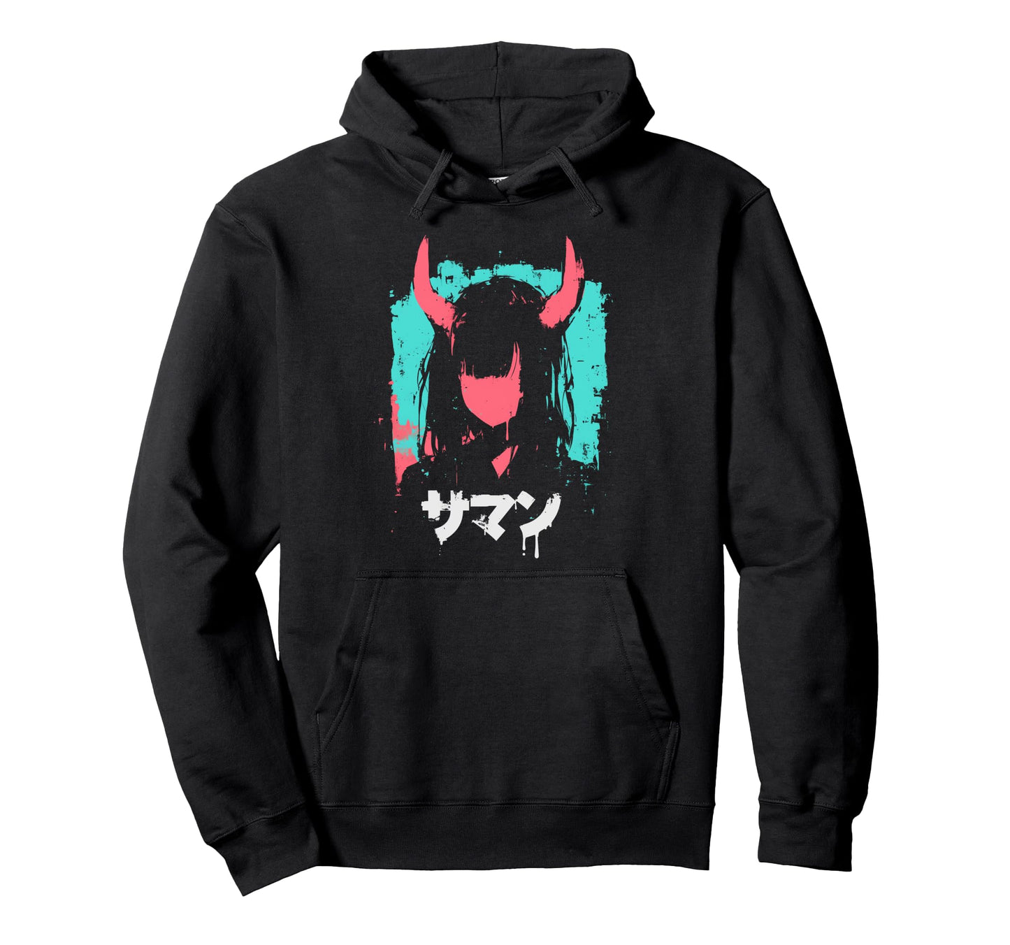 Goth Grunge Demon Anime Waifu Horror Alt Hoodie - Novelty Apparel Unisex - T-Shirt, Sweatshirt, Hoodie