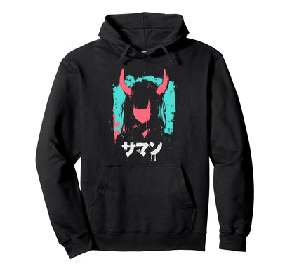 Goth Grunge Demon Anime Waifu Horror Alt Hoodie - Novelty Apparel Unisex - T-Shirt, Sweatshirt, Hoodie