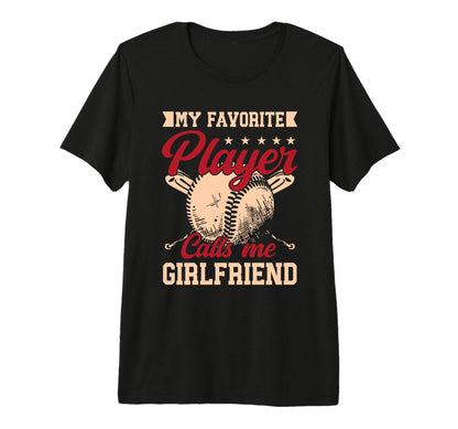 Baseball Girlfriend Catcher Pitcher T-Shirt - Trendy Graphic for Adults - T-Shirt, Sweatshirt, Hoodie