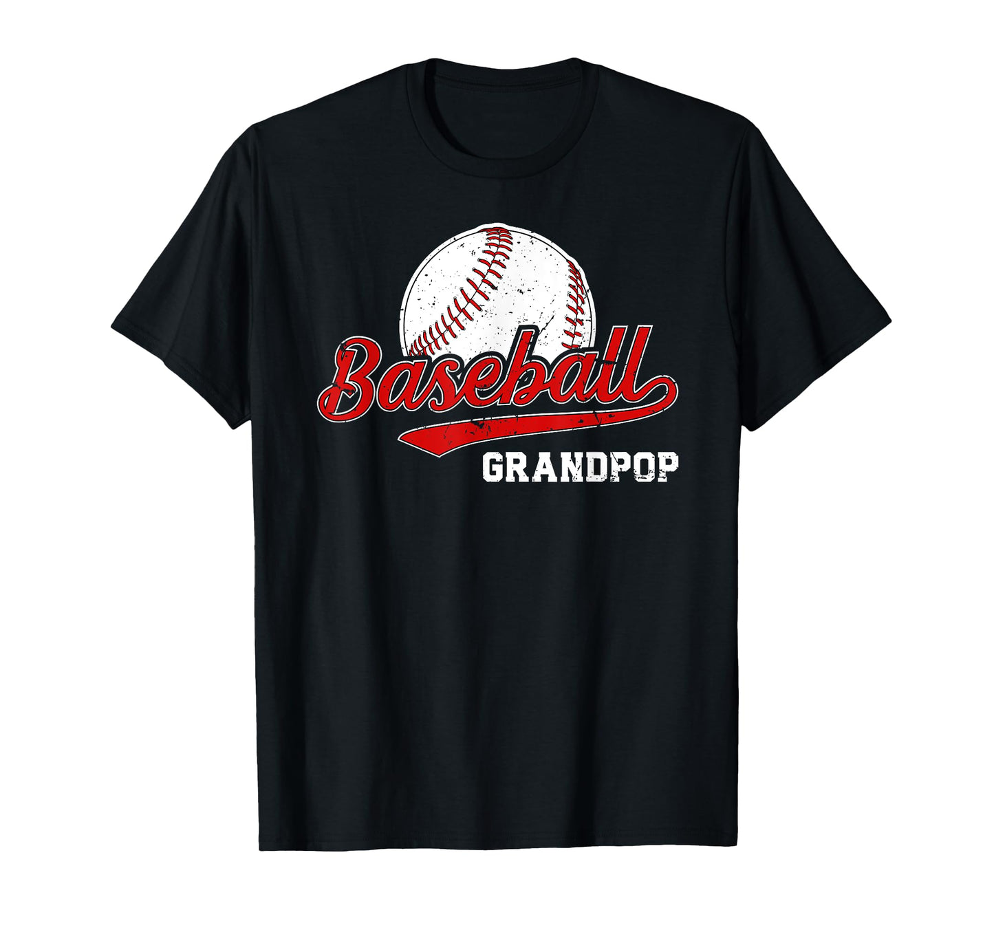 Baseball Grandpop Baseball Player T-Shirt - Minimalist Print Unisex - T-Shirt, Sweatshirt, Hoodie