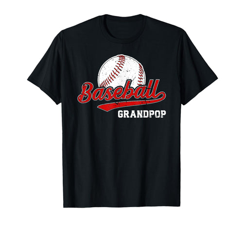 Baseball Grandpop Baseball Player T-Shirt - Minimalist Print Unisex - T-Shirt, Sweatshirt, Hoodie