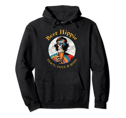 Peace Out Beer Love Peace Hops Hoodie - Custom Art Print Men Women - T-Shirt, Sweatshirt, Hoodie
