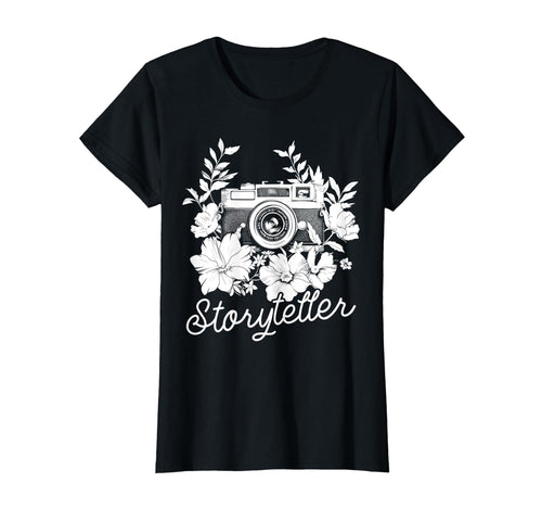 Photographer Storyteller Camera T-Shirt - Aesthetic Graphic for Adults - T-Shirt, Sweatshirt, Hoodie