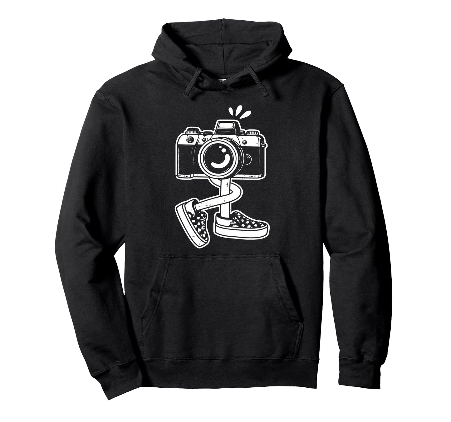 Funny Camera Costume Photographer Hoodie - Unique Graphic for Adults - T-Shirt, Sweatshirt, Hoodie