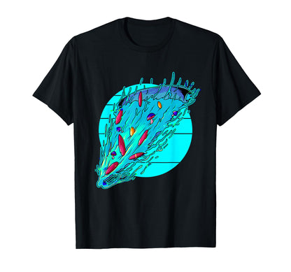 Vaporwave Aesthetic Pizza Slice Food T-Shirt - Casual Everyday Wear Unisex - T-Shirt, Sweatshirt, Hoodie