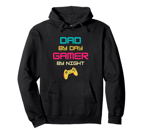 Dad Day Gamer Night Gamer Dad Gaming Hoodie - Custom Art Print Unisex - T-Shirt, Sweatshirt, Hoodie