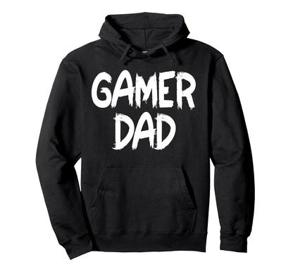 Funny Gamer Dad Fathers Day 2025 Hoodie - Graphic Print Unisex - T-Shirt, Sweatshirt, Hoodie
