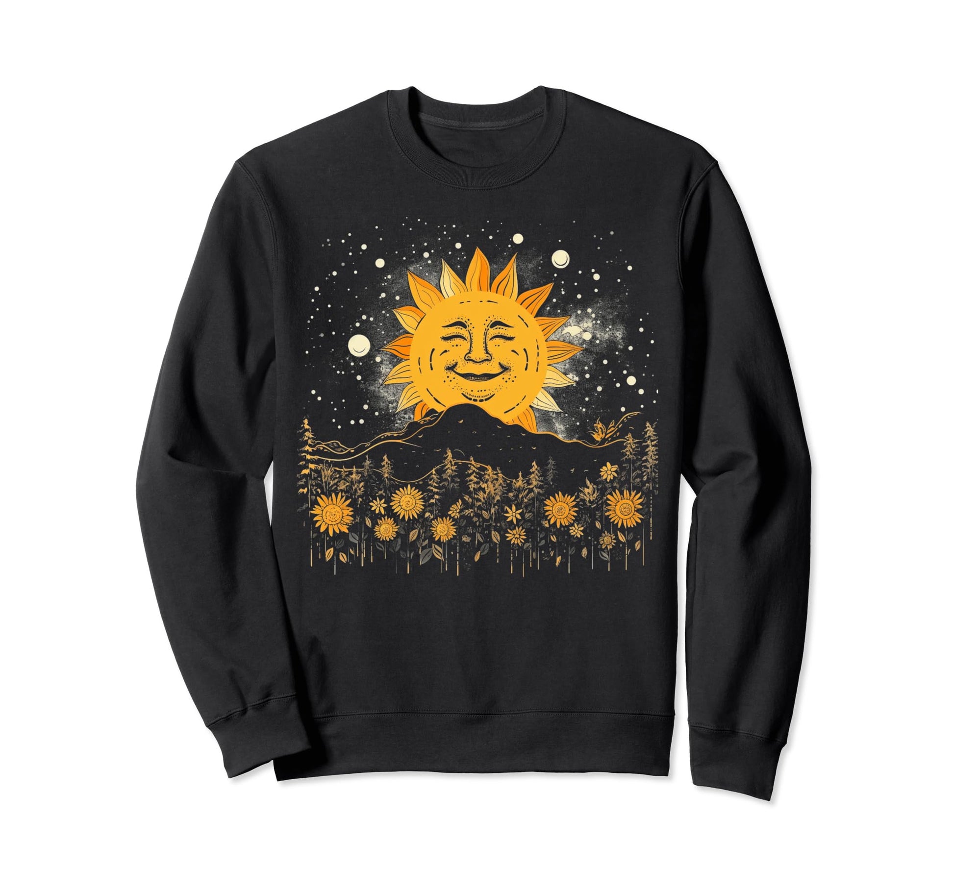 Sun Boho Groovy Sunshine Grunge 32 Sweatshirt - Novelty Apparel for Adults - T-Shirt, Sweatshirt, Hoodie