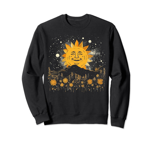 Sun Boho Groovy Sunshine Grunge 32 Sweatshirt - Novelty Apparel for Adults - T-Shirt, Sweatshirt, Hoodie