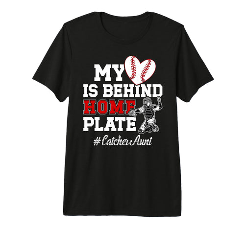 Proud Baseball Catcher Aunt Baseball T-Shirt - Minimalist Print for Adults - T-Shirt, Sweatshirt, Hoodie