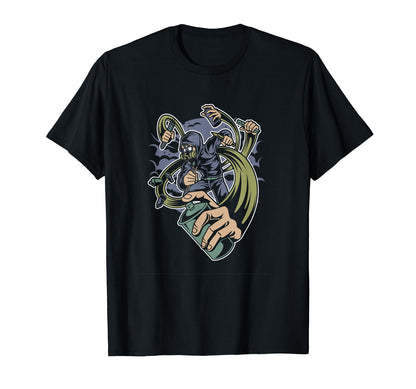 Graffiti Hip Hop Old School T-Shirt - Aesthetic Graphic for Adults - T-Shirt, Sweatshirt, Hoodie