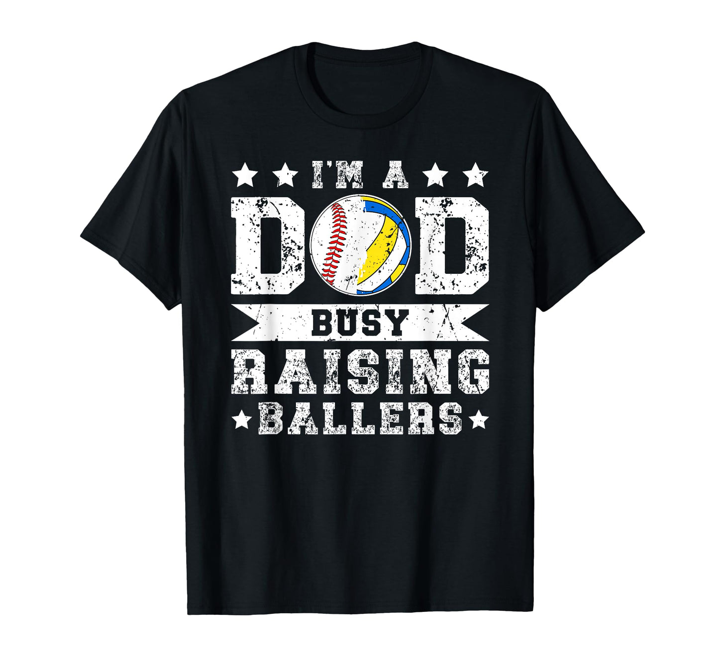 Im Dad Busy Raising Ballers Baseball T-Shirt - Aesthetic Graphic Men Women - T-Shirt, Sweatshirt, Hoodie