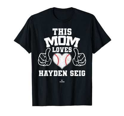 This Mom Loves Hayden Seig Prospect T-Shirt - Trendy Graphic for Adults - T-Shirt, Sweatshirt, Hoodie