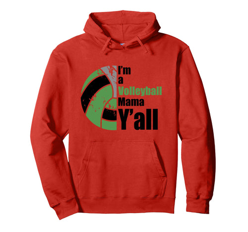 Green Black Volleyball Mom Funny Hoodie - Casual Everyday Wear for Adults - T-Shirt, Sweatshirt, Hoodie