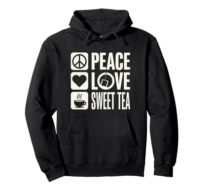 Funny Tea Tea Lover Cup Tea Sweet Tea Hoodie - Minimalist Print for Adults - T-Shirt, Sweatshirt, Hoodie