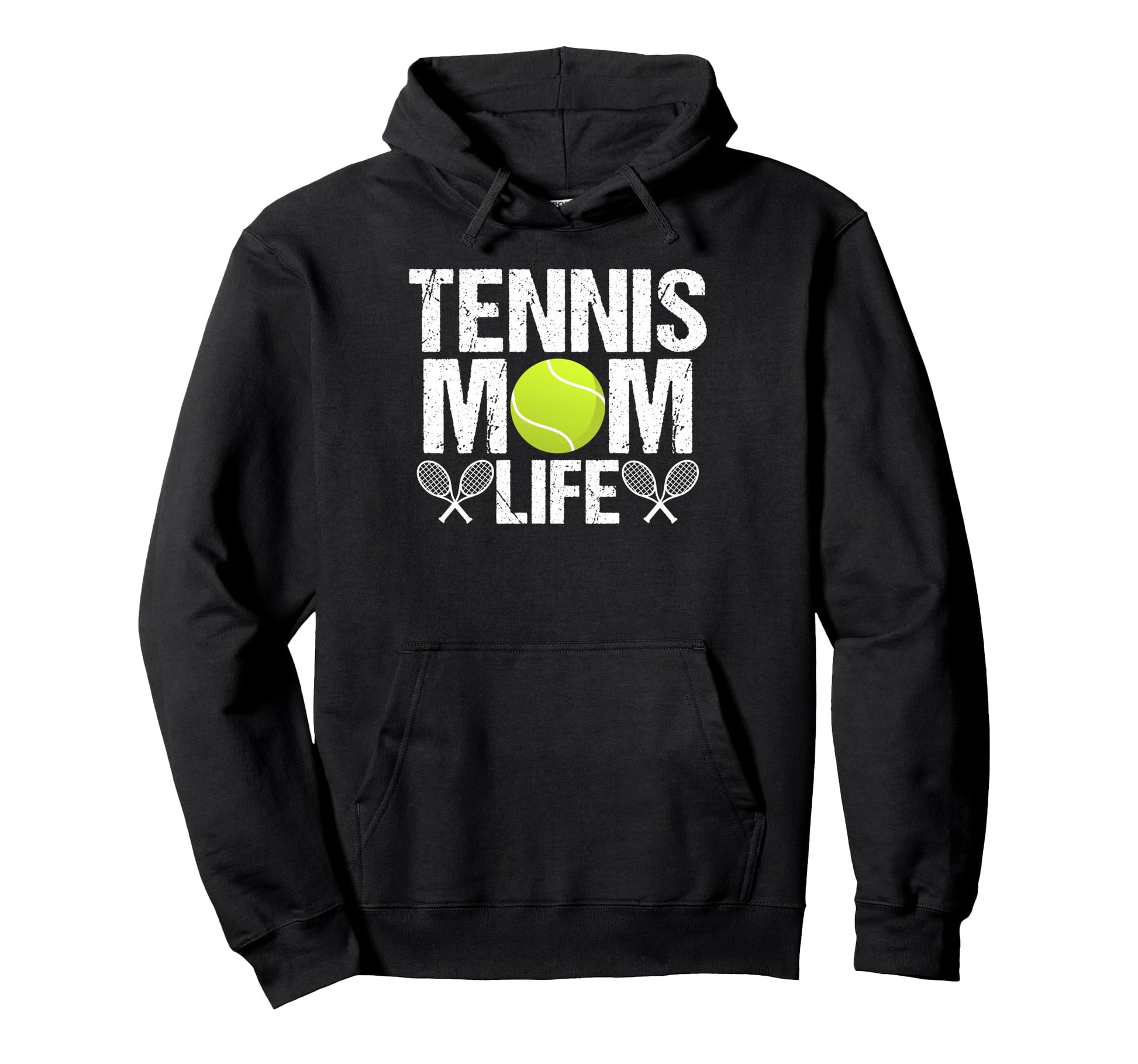 Tennis Mom Life Game Day Sports Mom Hoodie - Novelty Apparel Unisex - T-Shirt, Sweatshirt, Hoodie