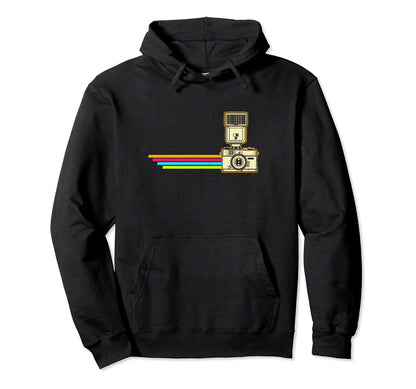 Photo Camera Handheld Photography Hoodie - Fun Novelty Design Unisex - T-Shirt, Sweatshirt, Hoodie