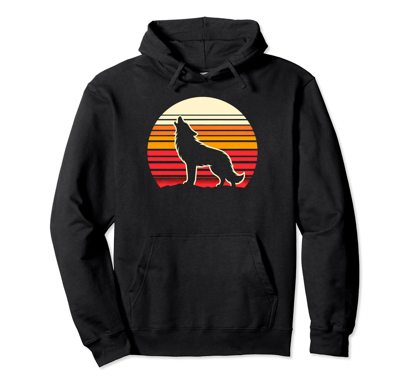Therian Pride Month Sunset Howling Hoodie - Streetwear Style Men Women - T-Shirt, Sweatshirt, Hoodie