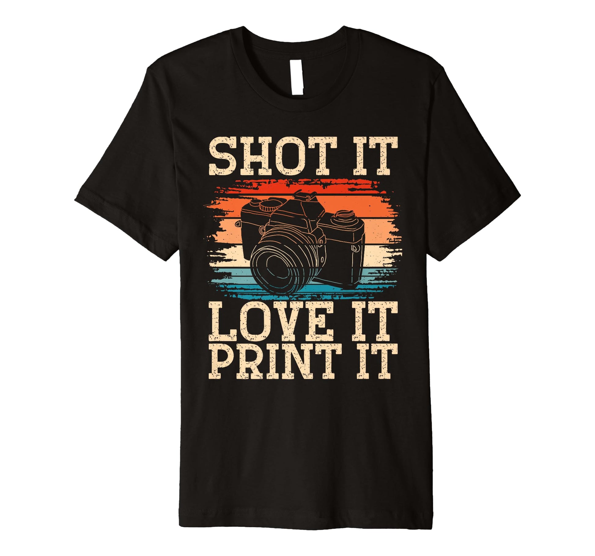 Photo Camera Photographer Flash T-Shirt - Minimalist Print Men Women - T-Shirt, Sweatshirt, Hoodie