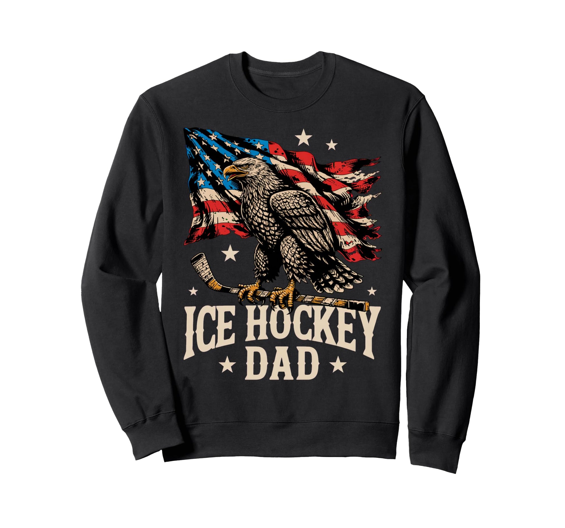 Proud Ice Hockey Fathers Day Outfits Hoodie - Fun Novelty Design Unisex - T-Shirt, Sweatshirt, Hoodie