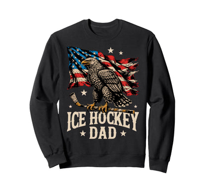 Proud Ice Hockey Fathers Day Outfits Hoodie - Fun Novelty Design Unisex - T-Shirt, Sweatshirt, Hoodie