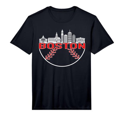 Mens Boston Baseball Performance T-Shirt - Fun Novelty Design Men Women - T-Shirt, Sweatshirt, Hoodie