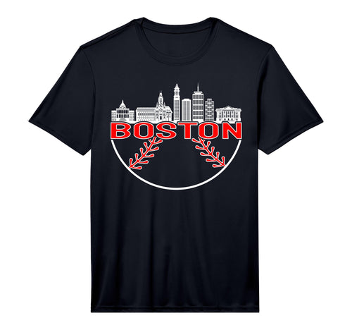 Mens Boston Baseball Performance T-Shirt - Fun Novelty Design Men Women - T-Shirt, Sweatshirt, Hoodie