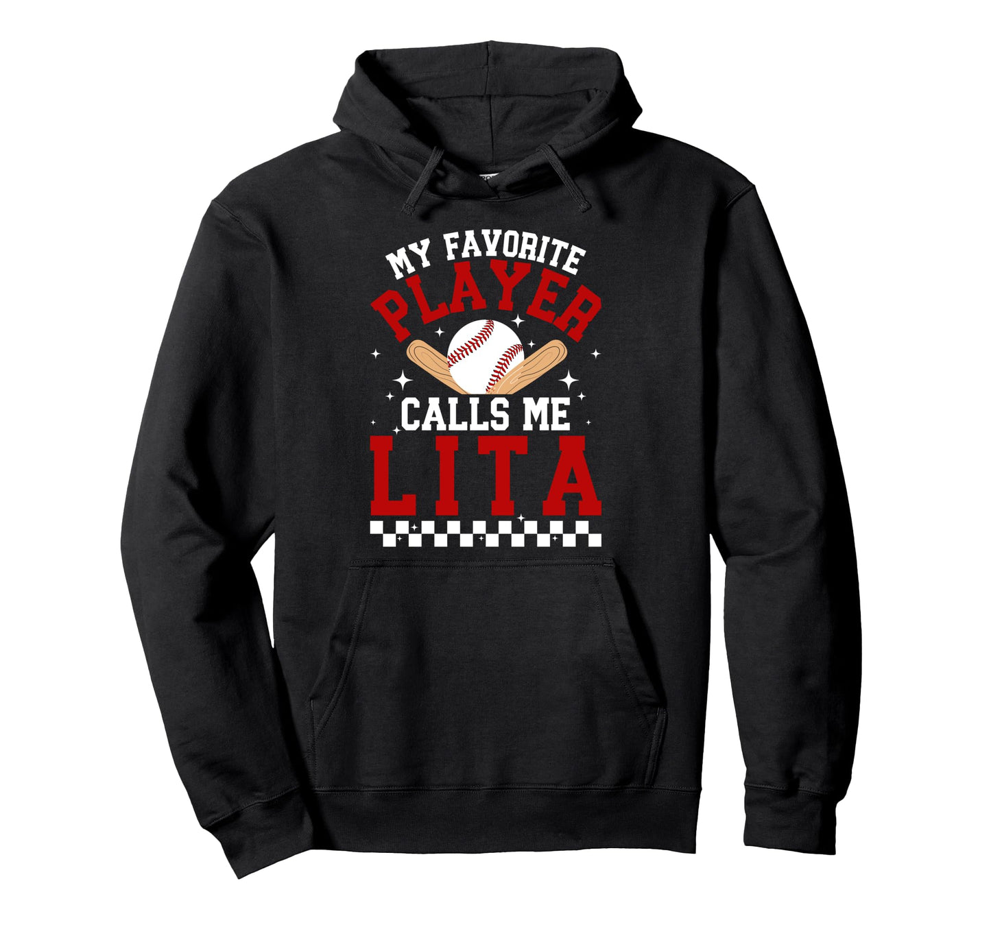 Proud Baseball Lita Baseball Player Lita Hoodie - Graphic Print Unisex - T-Shirt, Sweatshirt, Hoodie