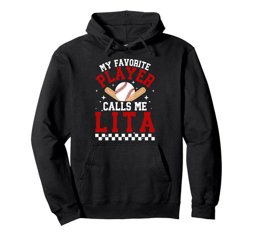 Proud Baseball Lita Baseball Player Lita Hoodie - Graphic Print Unisex - T-Shirt, Sweatshirt, Hoodie