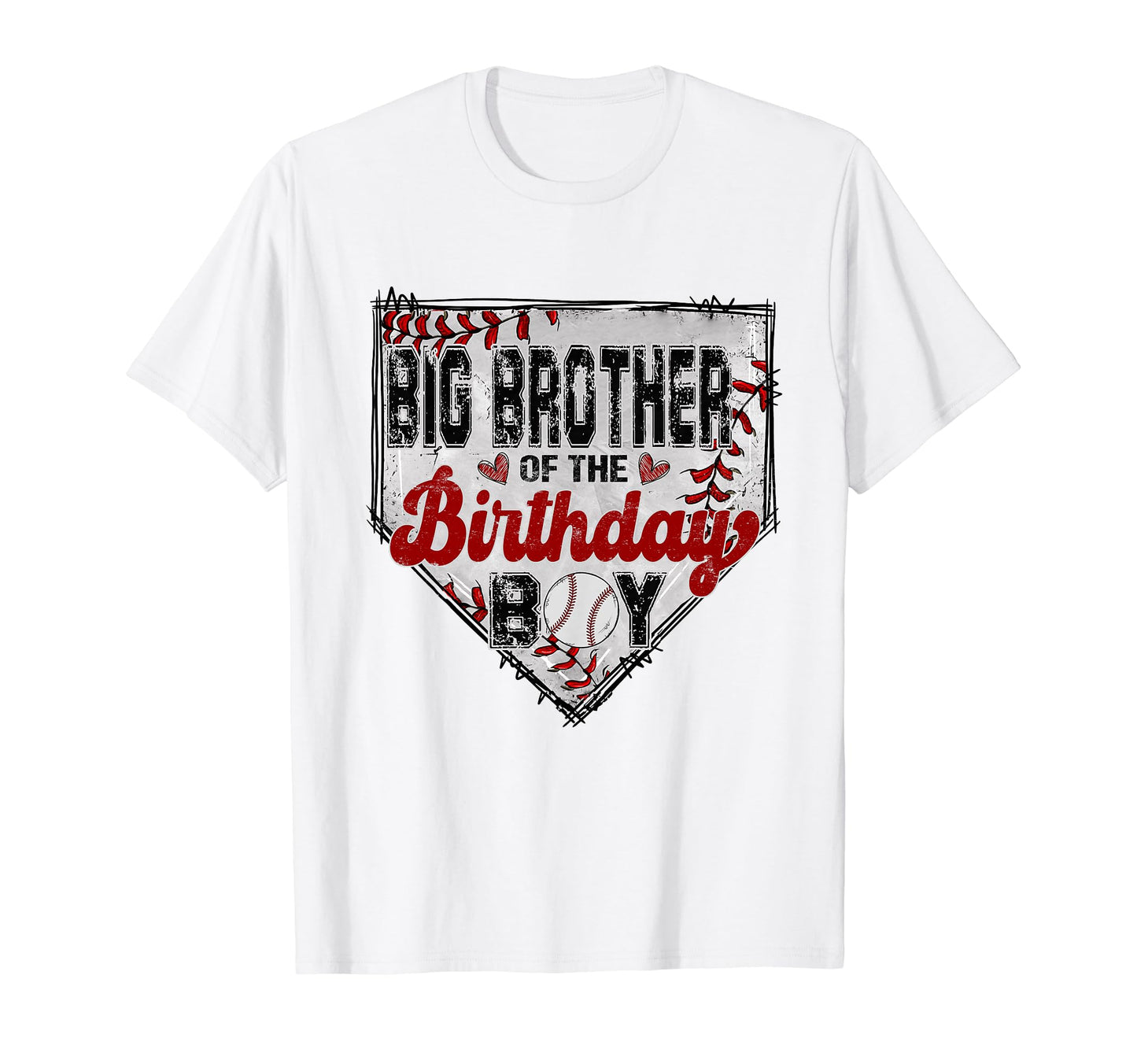 Big Brother Birthday Baseball Family T-Shirt - Aesthetic Graphic Unisex - T-Shirt, Sweatshirt, Hoodie